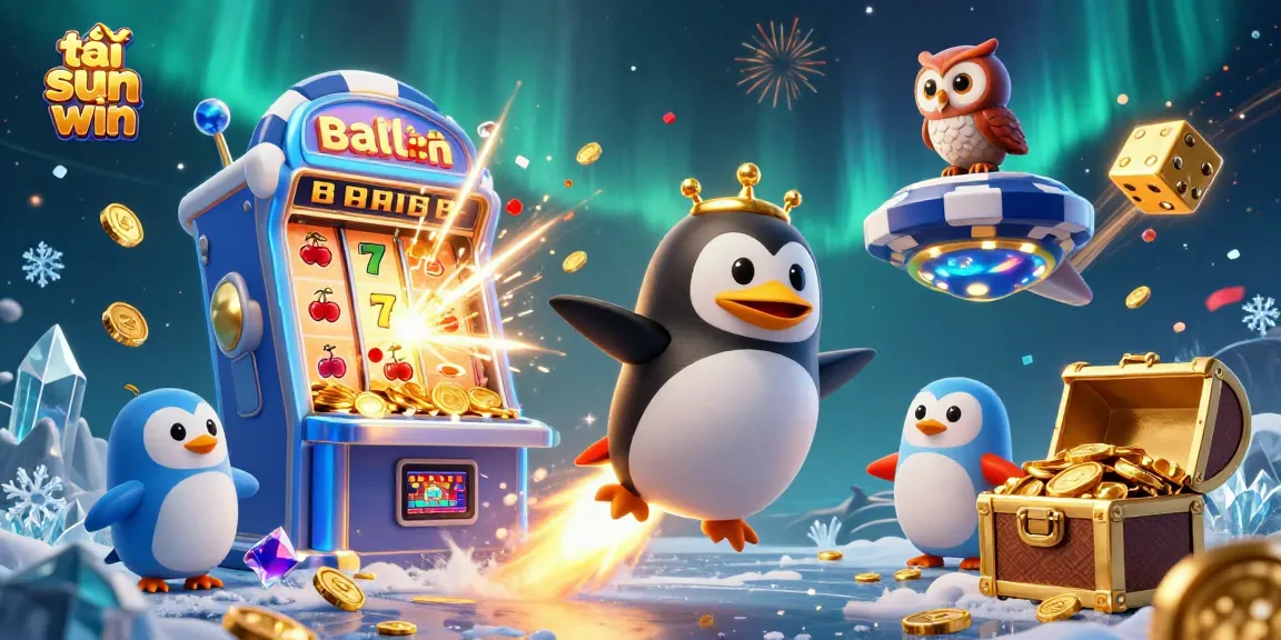 Experience the excitement of tải sun win with vibrant 3D casino illustrations showcasing jackpot wins.